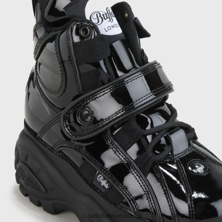 noir Buffalo klasični visoki cuir |tenisice TDD6T911